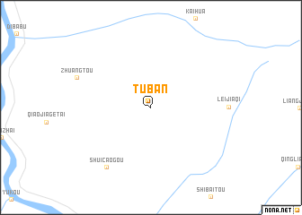 map of Tuban