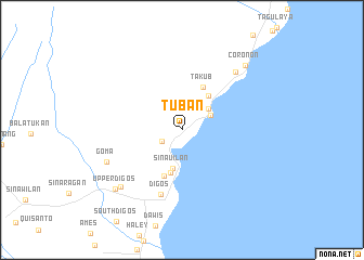 map of Tuban