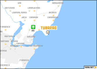 map of Tubarão