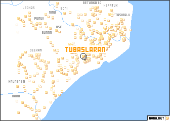 map of Tubaslaran