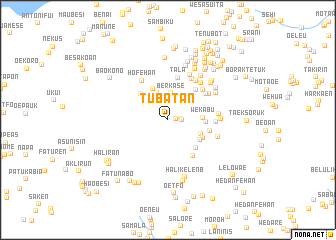 map of Tubatan