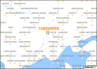 map of Tuba Wappa