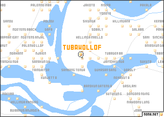 map of Tuba Wollof