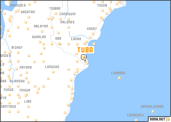 map of Tuba