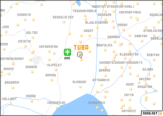 map of Tūbā