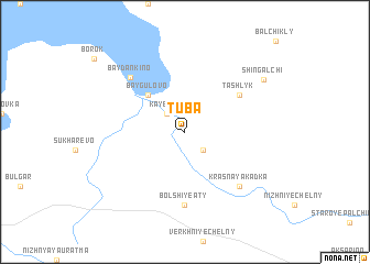 map of Tuba