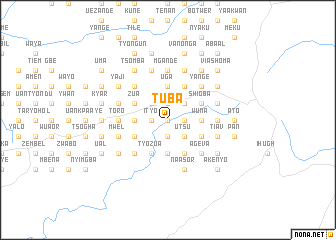 map of Tuba