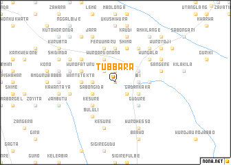 map of Tubbara