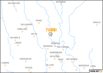 map of Tubbi