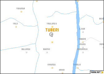 map of Tuberi