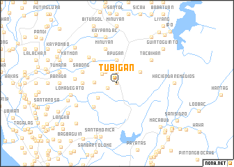 map of Tubigan