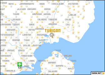 map of Tubigan