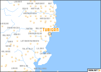 map of Tubigan