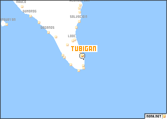 map of Tubigan