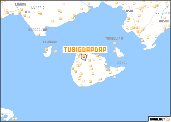 map of Tubig Dapdap