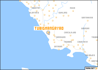 map of Tubigmangayao