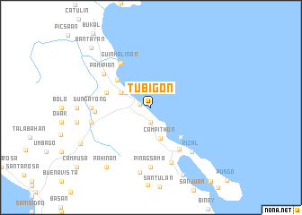 map of Tubigon