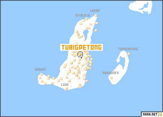 map of Tubig Petong