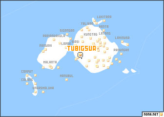 map of Tubig Sua