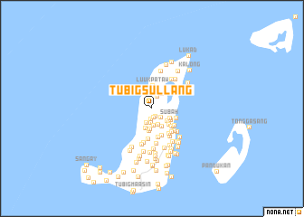 map of Tubig Sullang