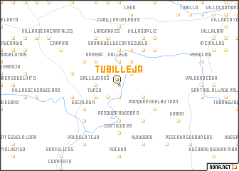 map of Tubilleja