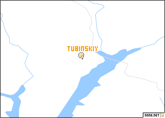 map of Tubinskiy