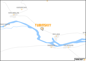 map of Tubinskiy