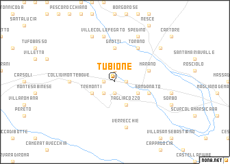 map of Tubione