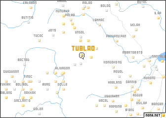 map of Tublao