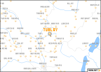 map of Tublay