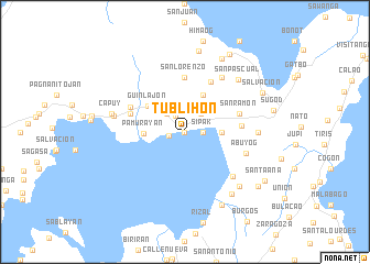 map of Tublihon