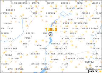 map of Tublo