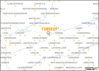 map of Tuboeuf