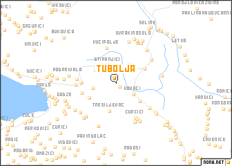 map of Tubolja