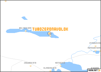 map of Tubozero-Navolok