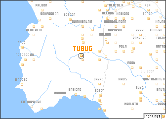 map of Tubug