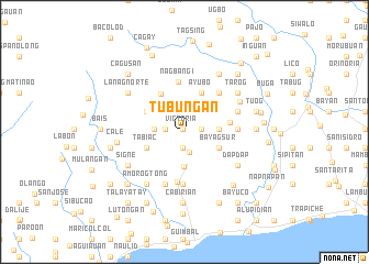 map of Tubungan