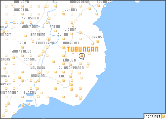 map of Tubungan