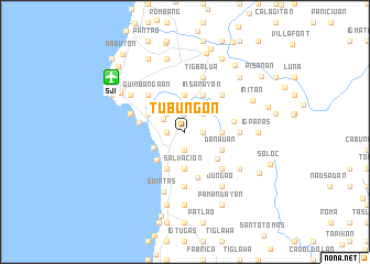 map of Tubungon