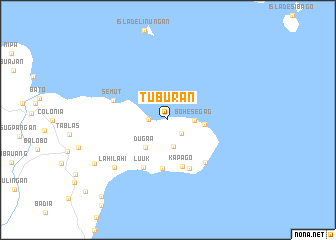 map of Tuburan