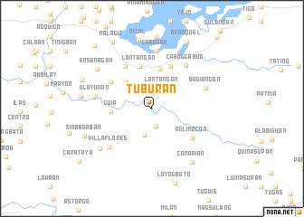 map of Tuburan