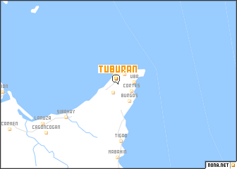 map of Tuburan