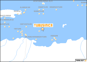 map of Tubusinica