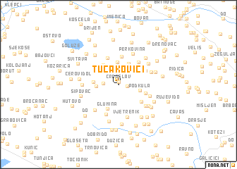 map of Tucakovići
