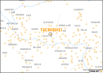 map of Tucakovići