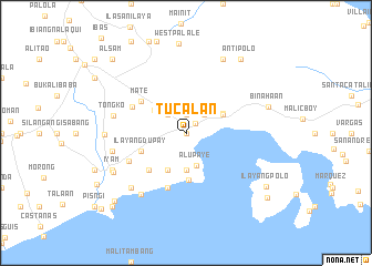 map of Tucalan