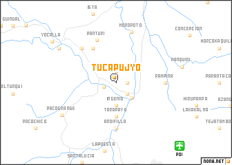 map of Tucapujyo
