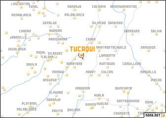 map of Tucaqui