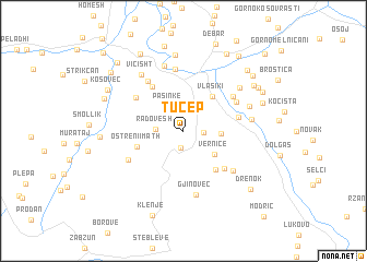 map of Tuçep