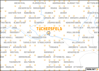 map of Tüchersfeld